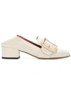 Bally 40mm Janelle Leather Pumps In White