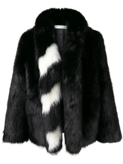 Off-white Off White Black Rap Fake Fur Black No Color