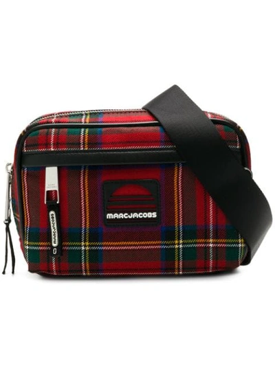 Marc Jacobs Tartan Print Sport Belt Bag In Red Multi