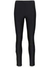 Gucci Side-stripe Logo-jacquard Jersey Leggings In Black