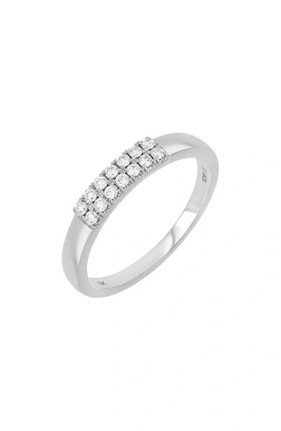 Bony Levy Double Row Diamond Ring In 18k White Gold