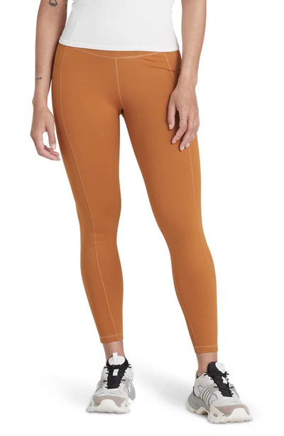 Lole Step Up Ankle Leggings In Pecan
