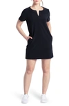 Lole Gateway Short Sleeve T-shirt Dress In Black Beauty