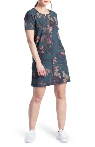 Lole Gateway Short Sleeve T-shirt Dress In Kiholo