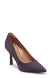 Nordstrom Rack Paige Leather Pump In Navy Midnight