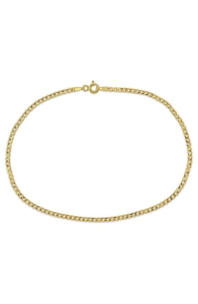 Delmar Curb Link Chain Bracelet In Gold