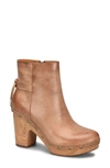 Kork-ease Dianna Block Heel Platform Bootie In Light Brown F/ G