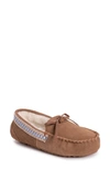 Muk Luks Jane Indoor/outdoor Slipper With Wool Blend Lining In Caramel