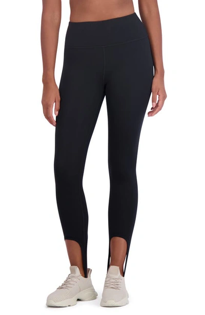 Sage Collective High Waist Stirrup Leggings In Black