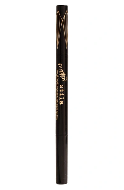 Stila Stay All Day® Dual-ended Matte Liquid Eye Liner In Black