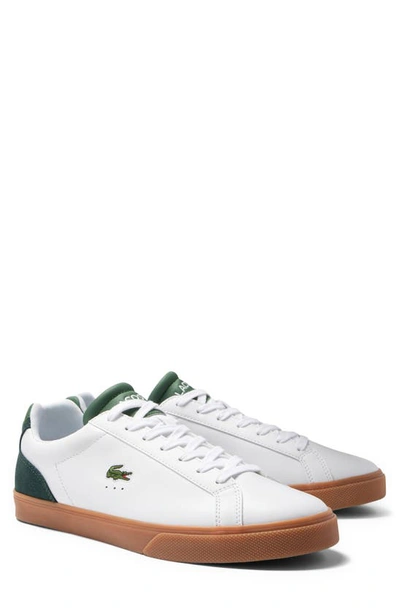 Lacoste Lerond Pro Sneaker In White/ Gum