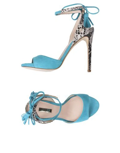 Guess Sandals In Sky Blue