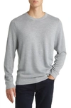 Nordstrom Bird's Eye Crewneck Sweater In Grey Heather