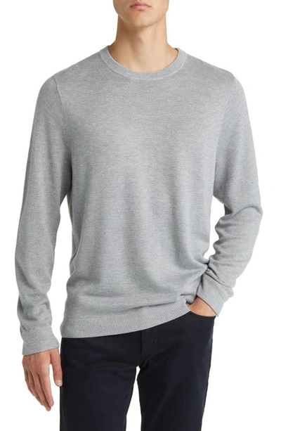 Nordstrom Cashmere Crewneck Sweater In Grey Heather