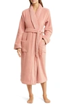 Nordstrom Hydro Cotton Terry Robe In Pink Glass