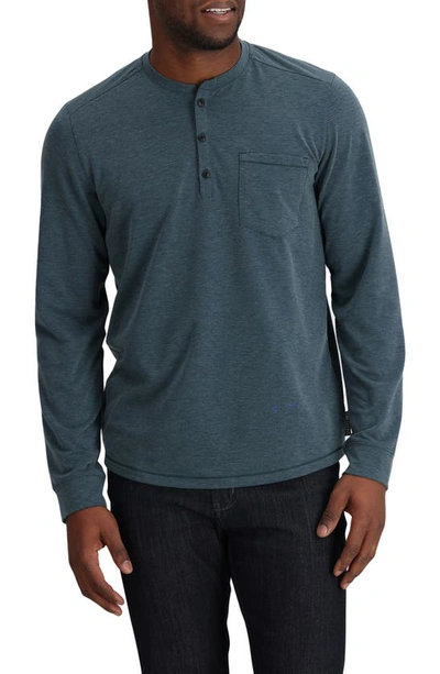 Outdoor Research Aberdeen Long Sleeve Pocket Henley In Harbor Heather