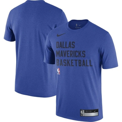 Nike Men's  Blue Dallas Mavericks 2023/24 Sideline Legend Performance Practice T-shirt