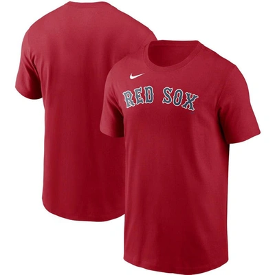 Nike Red Boston Red Sox Team Wordmark T-shirt