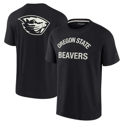 Fanatics Signature Unisex  Black Oregon State Beavers Super Soft Short Sleeve T-shirt