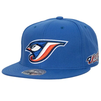 Mitchell & Ness Men's  Royal Toronto Blue Jays Bases Loaded Fitted Hat