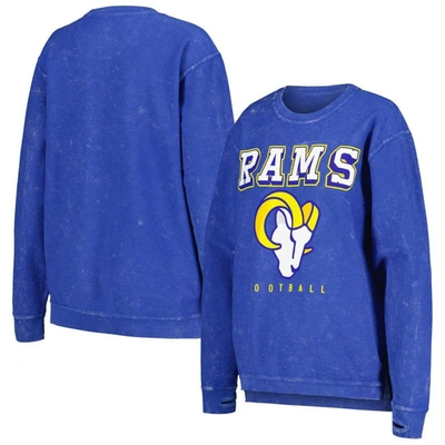 G-iii 4her By Carl Banks Royal Los Angeles Rams Comfy Cord Pullover Sweatshirt