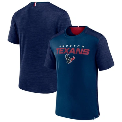 Fanatics Branded Navy Houston Texans Defender Evo T-shirt