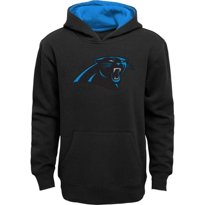 Outerstuff Kids' Youth Black Carolina Panthers Prime Pullover Hoodie