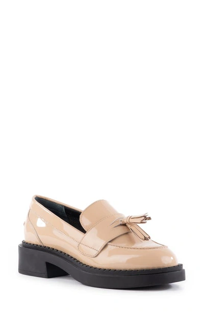 Seychelles Final Call Platform Loafer In Beige