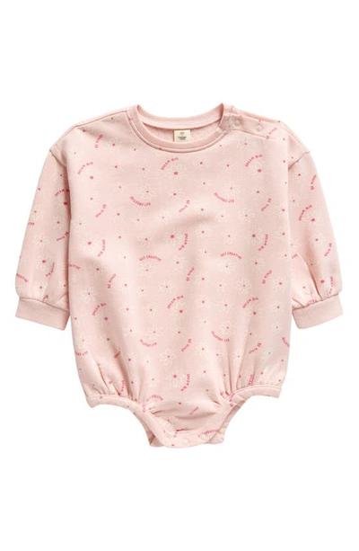 Tucker + Tate Babies' Heart Print Bubble Romper In Pink English Doodle Floral