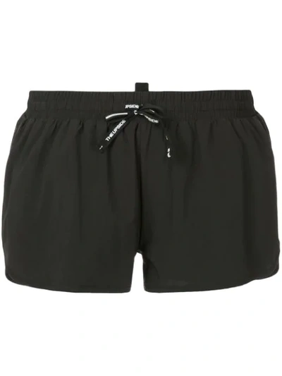 The Upside Drawstring-waist Running Shorts In Black