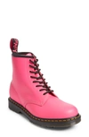 Dr. Martens' Gender Inclusive 1460 Boot In Clash Pink Smooth