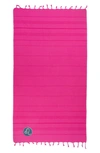 Linum Home Textiles Summer Fun Horoscope Pestemal Beach Towel In Pretty Pink Leo
