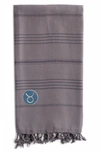 Linum Home Textiles Summer Fun Horoscope Pestemal Beach Towel In Gray