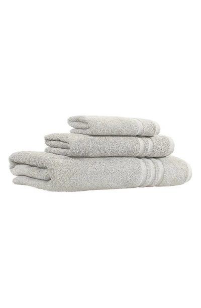 Linum Home Textiles Denzi Turkish Cotton 3-piece Towel Set In Grey