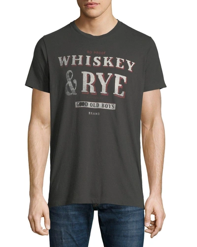 Sol Angeles Men's Whiskey & Rye Graphic T-shirt In Gray
