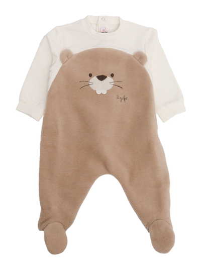 Il Gufo Mole Onesie In White