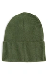 Melrose And Market Everyday Ribbed Beanie In Green Pinopsida