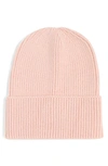 Melrose And Market Everyday Ribbed Beanie In Pink Peach
