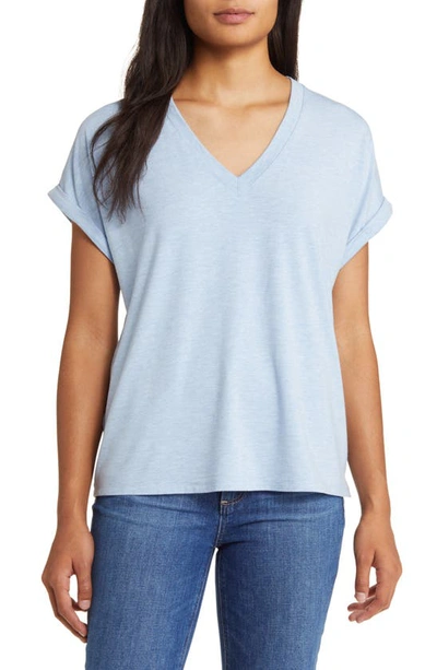 Tommy Bahama Kauai V-neck T-shirt In Light Sky Heather