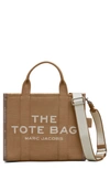 Marc Jacobs The Jacquard Medium Tote Bag In Camel