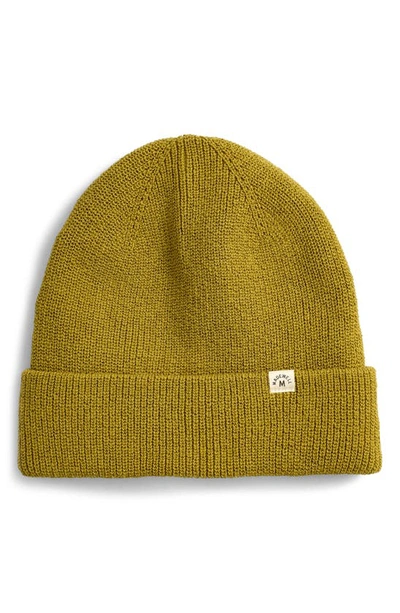 Madewell Recycled Cotton Beanie In Ripened Kiwi