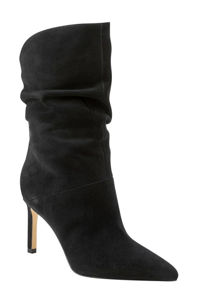 Marc Fisher Ltd Angi Slouch Pointed Toe Bootie In Black