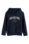 Vineyard Vines Kids' Logo Sweatshirt In Nautical Navy