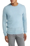 Nordstrom Cashmere Crewneck Sweater In Blue Heather