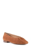 Seychelles The Little Things Square Toe Ballet Flat In Cognac
