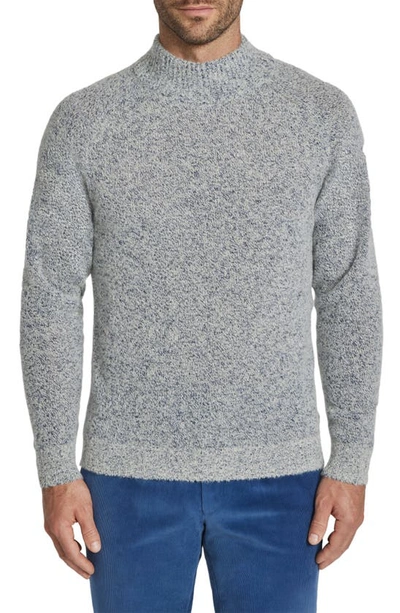 Jack Victor Mcgill Cashmere Blend Mock Neck Sweater In Navy