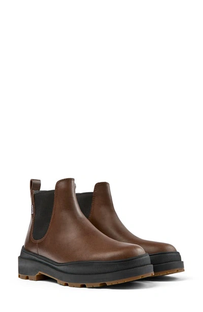 Camper Brutus Trek Waterproof Chelsea Boot In Brown