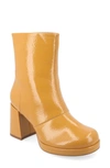 Journee Collection Aylani Bootie In Mustard