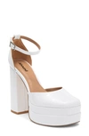 Abound Delaney Platform Pump In White Patent