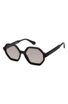 Vince Camuto Geometric Sunglasses In Black